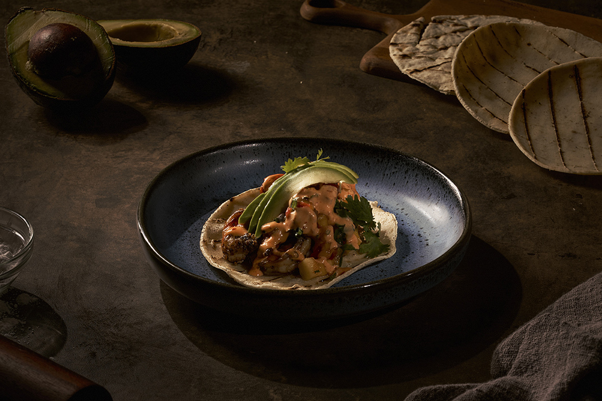 Mango Shrimp Taco